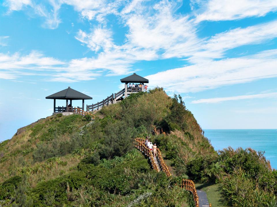 小長城:山坡上的涼亭